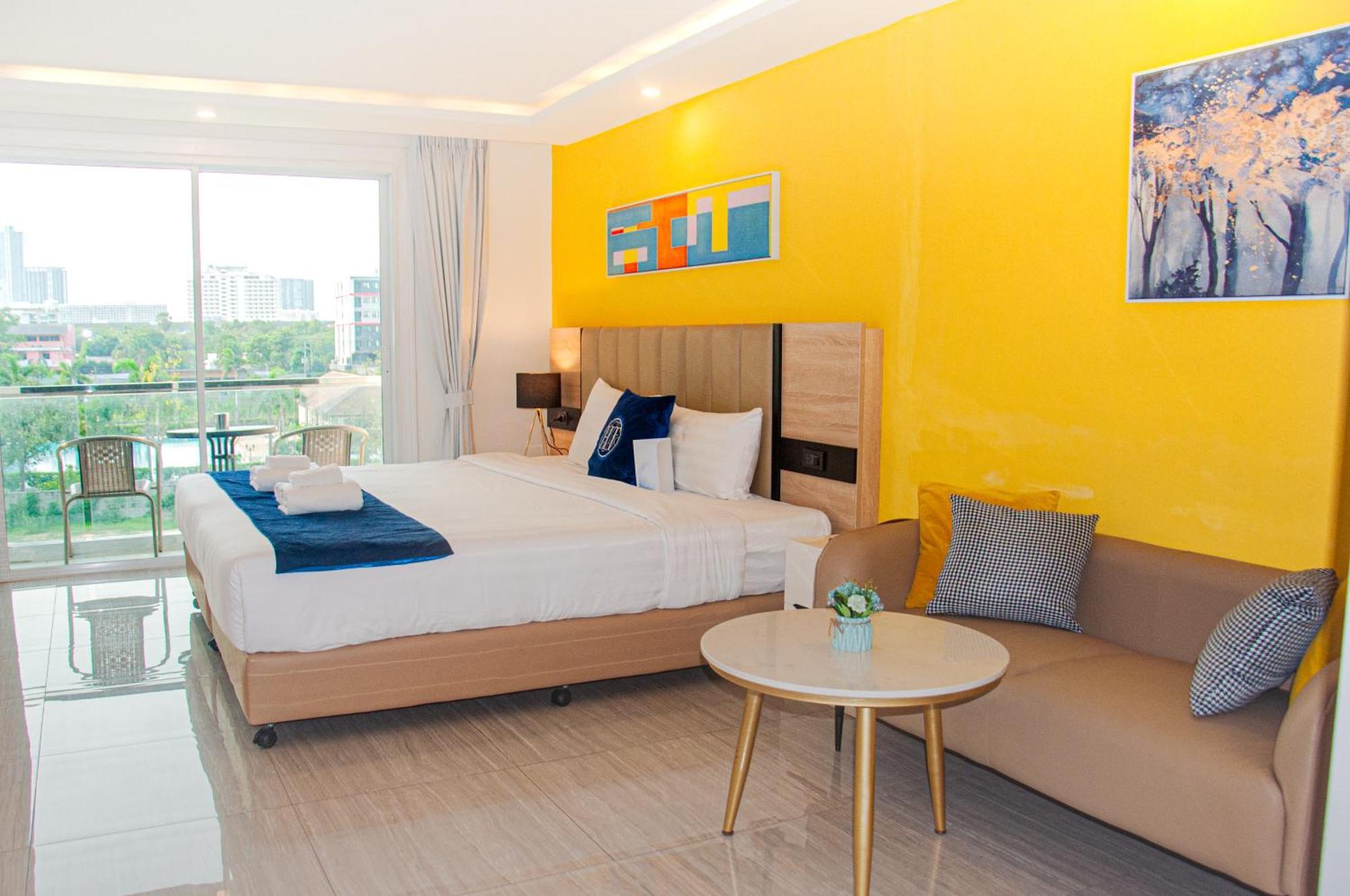 Ht9 Hotel Bãi biển Jomtien Ngoại thất bức ảnh
